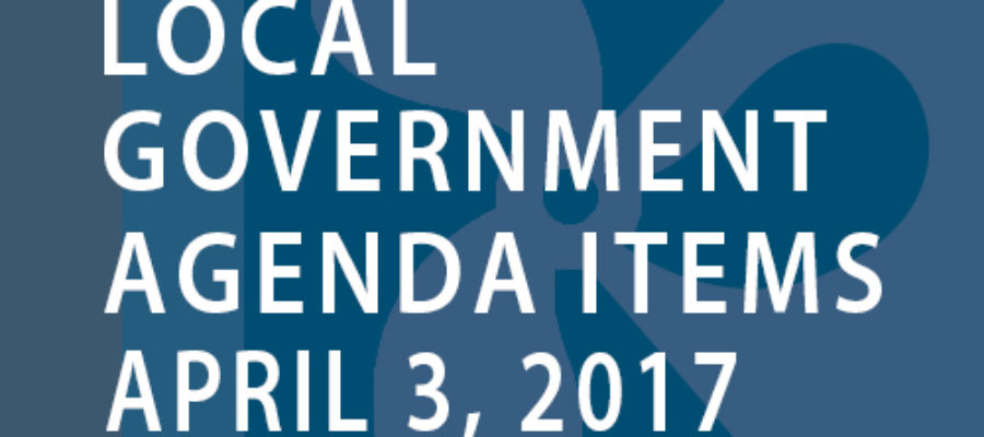 SWFMIA local government agenda items for the week of April 3, 2017