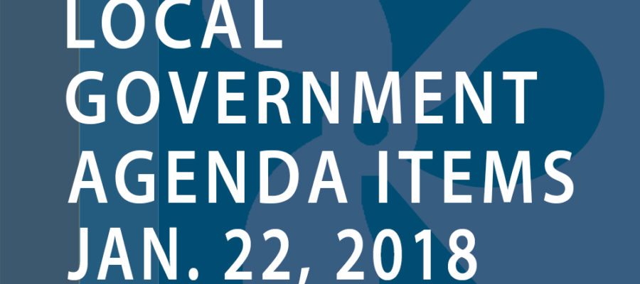 SWFMIA local government agenda items for the week of January 22, 2018