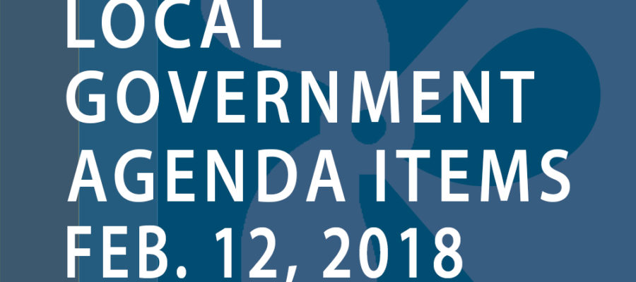 SWFMIA local government agenda items for the week of February 12, 2018